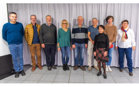 L'équipe ayant confectionné les délicieux gâteaux pour la cloture de l'AG 2025-2026